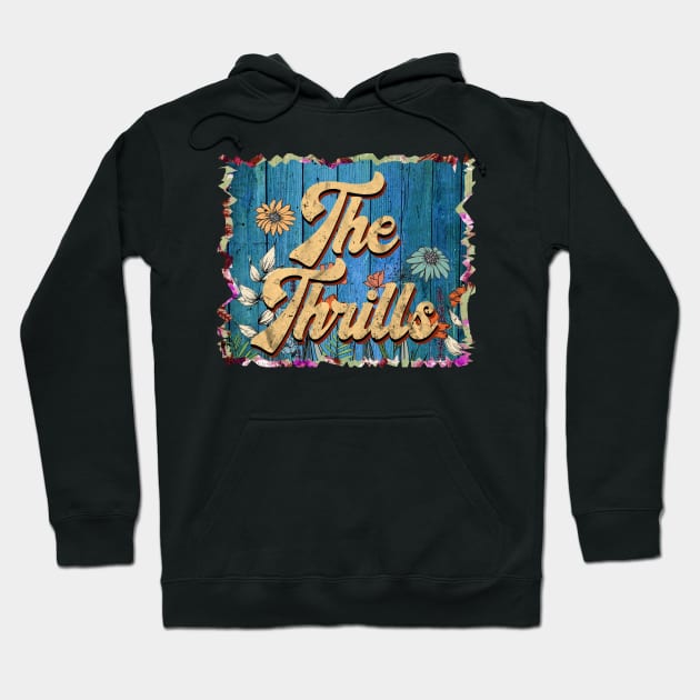 Vintage Thrills Name Flowers Limited Edition Classic Styles Hoodie by BilodeauBlue